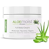 Organic Aloe Vera Face Cream & Body Moisturizing Cream, Natural Aloe Vera Lotion with Vitamin E Oil, Vitamin C, Retinol Cream, Shea Butter – Anti Aging Face Moisturizer for Women, Dry Skin (8 oz)