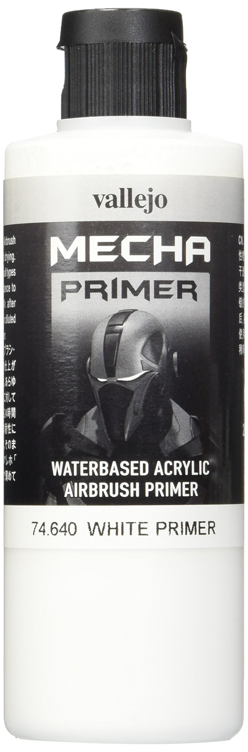 Vallejo Mecha Color Acrylic Paint, High Resistance for Airbrush Use, Ideal for Model Painting, 60 ml, White