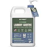 BugOut! Laundry Additive &ndash; Natural Detergent Booster for Bed Bug, Mite, Flea, Tick &amp; Carpet Beetle Treatment | Plant-Based Killer, Made with Fabric-Safe Soap | Works in Hot and Cold Wash (1 Gallon)