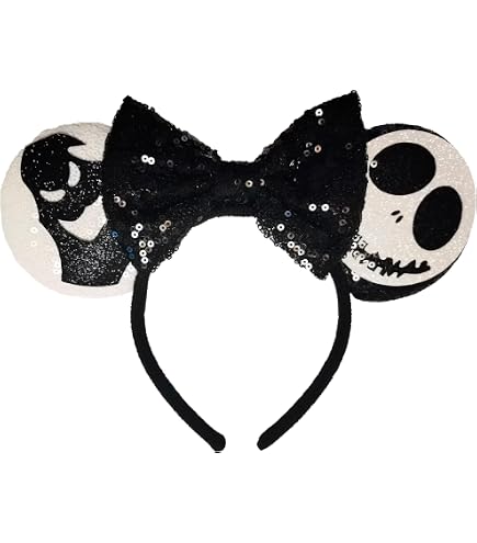 New Disney‎ Minnie Mouse Black Pom Pom Holiday Christmas Sweater Headband w/ Bow Disney Minnie Mouse Black Pom Pom Christmas Sweater Headband  main image 4