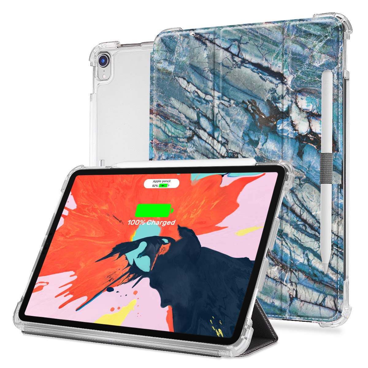 valkit iPad Pro 11 Case, iPad Pro 11 Inch 2018Cover, Folio