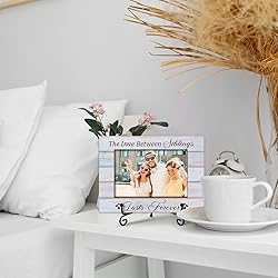 Yuansail Siblings Picture Frame, 4x6 Wooden Frame