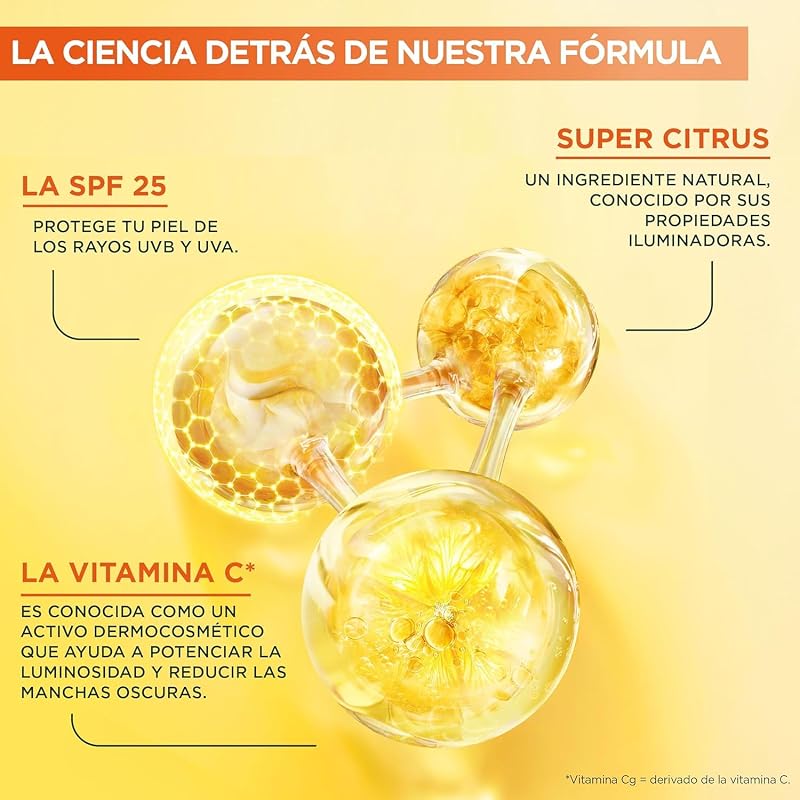 Sérum Facial Antimanchas 2 en 1 con 20% Vitamina C Y SFP25, 50ml