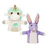 Bluey Unicorse and Bob Bilby Plush Puppet Pack of