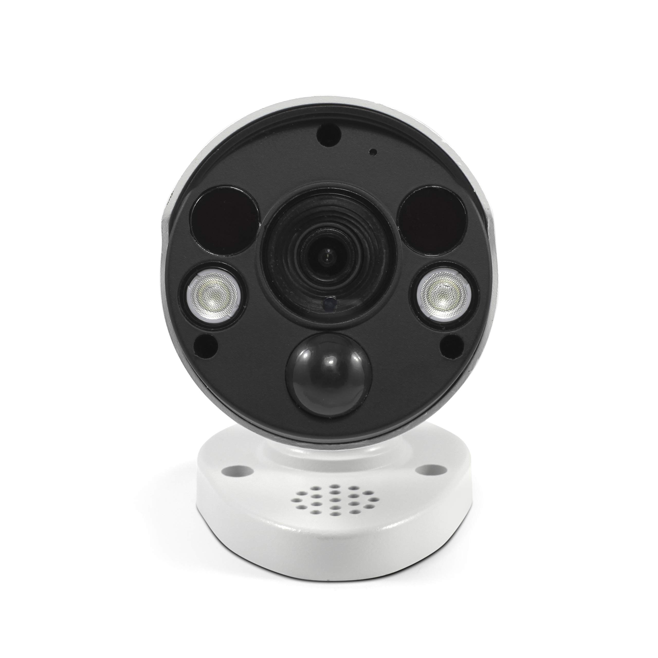 Swann Home Security Camera, POE Cat5e NVR 4K HD Video, Indoor or Outdoor Wired Surveillance CCTV, Color Night Vision, Heat Motion Detection, LED Lights, Metal Housing, Face Recognition, 2-Way Talk