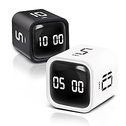 VEWINGL Cube Productivity Timer, 5/10/30/60 Min