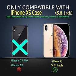 FRLMOOES for iPhone Xs Case with 2 Screen