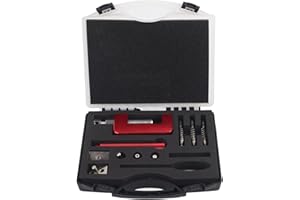 Motorcycle Chain Breaker Set,12 Pcs Universal Motorcycle Chain Cutter Breaker Riveting Tool Set with Storage Box for ATV Dirt
