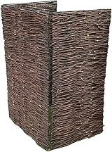 Selections Willow Wheelie Bin Screen Garden Hideaway 81x115cm 1 Bin view 1