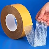 Qujianwei Double Sided Carpet Tape Heavy Duty,2 inch x 21.9 Yards,Rug Tape | Hardwood Floors and Area Rugs, mats,wall Hanging etc,Residue Free.