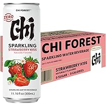 Amazon.com: CHI FOREST Strawberry Sparkling Water Beverage