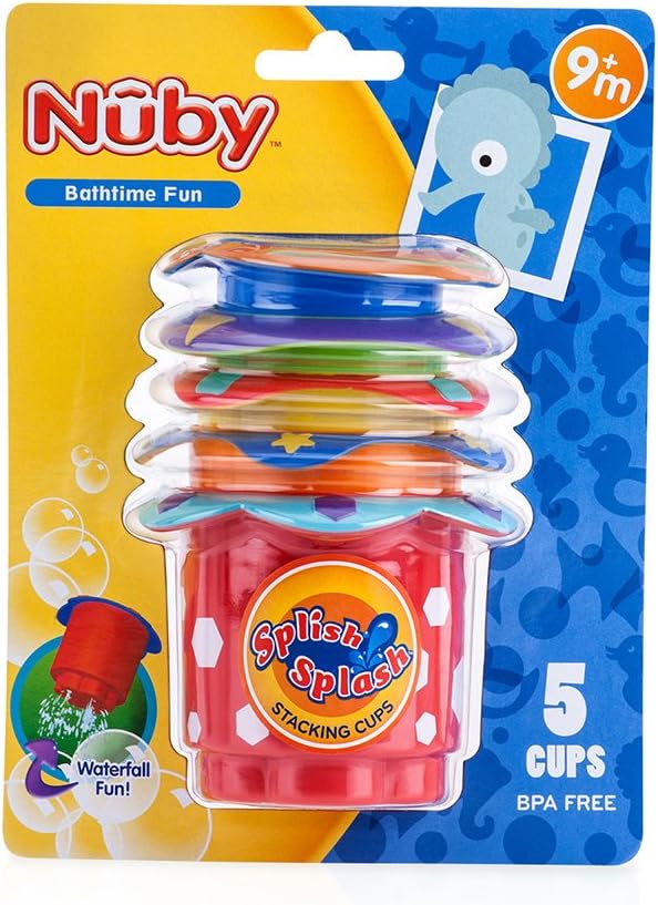 nuby splish splash stacking cups