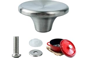 Stainless Steel Replacement Handle for Le Creuset,Aldi,Lodge, and Other Enameled Cast-Iron Dutch Oven