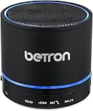 Betron KBS08 Wireless Portable Travel Bluetooth Speaker Black