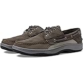 Sperry Men's Billfish 3-Eye Boat Shoe, Grey Nubuck, 12