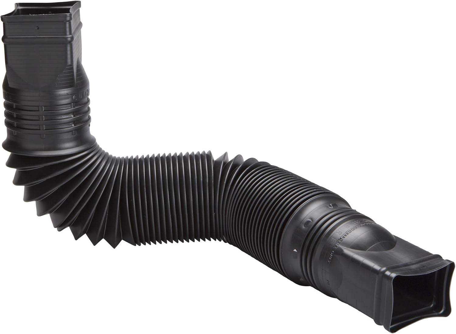 Amerimax Home Products 85015 FlexASpout Downspout Extension, Black