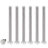 7PCS M10 Hex Bolts M10x100mm Hex Head Bolts