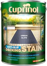 Dulux Cuprinol Anti-Slip Decking Stain Urban Slate 5L Long Lasting Weather view 2