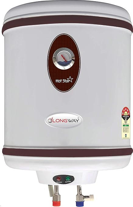 LONGWAY HOTSTAR 25 LTR White Storage Water Heater Capsule Type SS Tank