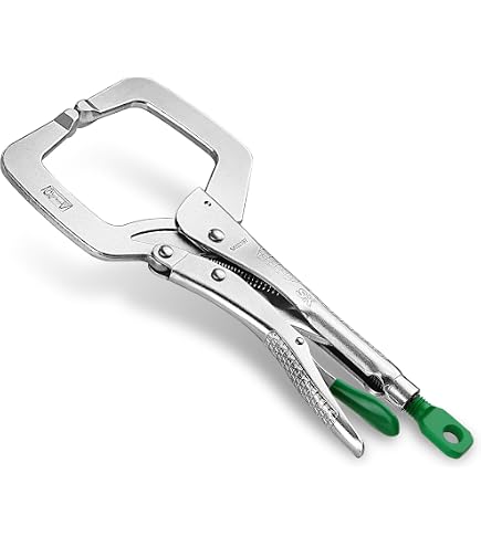 thumbnail image 2 of 3 Pack 11 Inch Locking C Clamps - Heavy Duty Vice Grip Pliers For Welding & Workshop 2 of 9