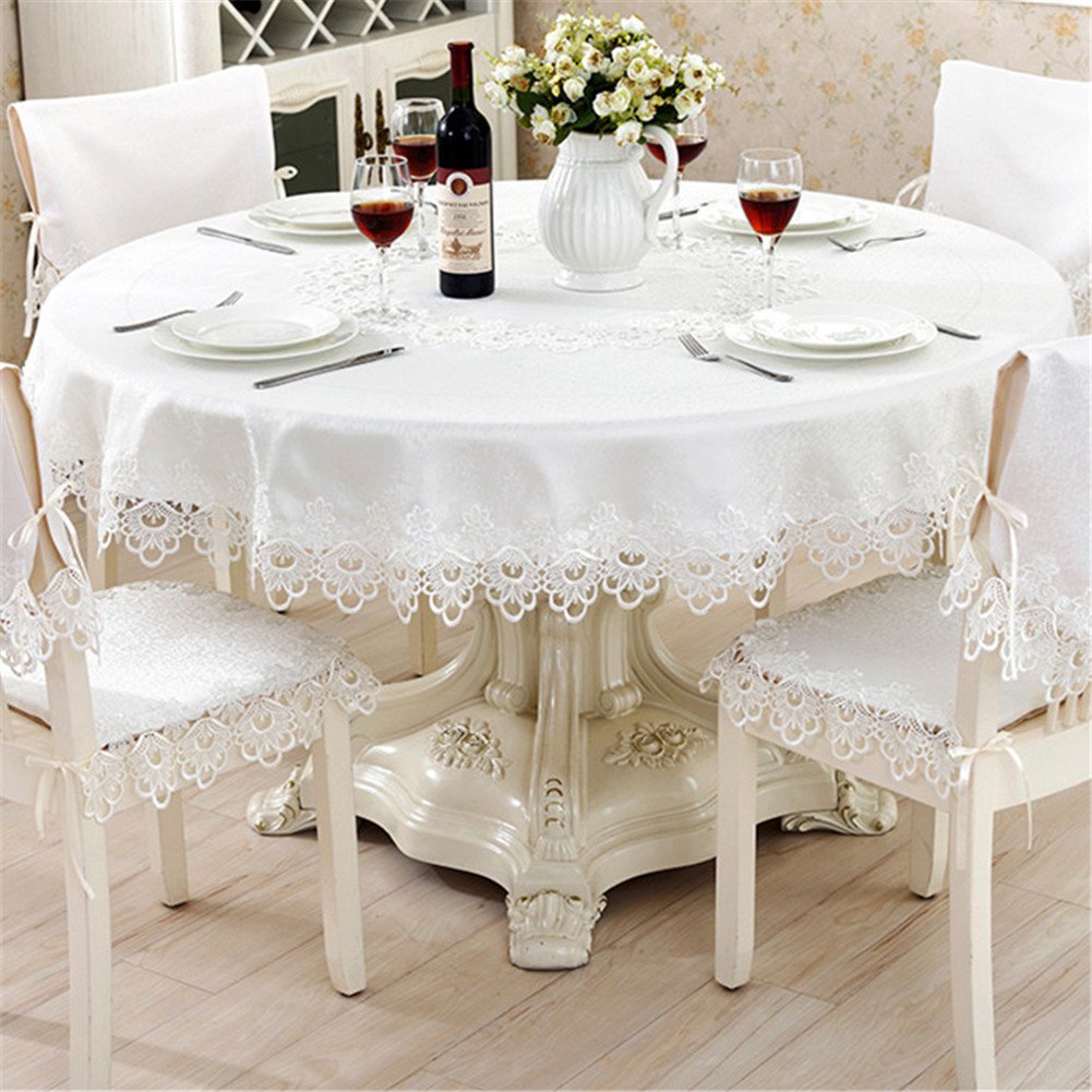 Best white table cloth for 48 inch table