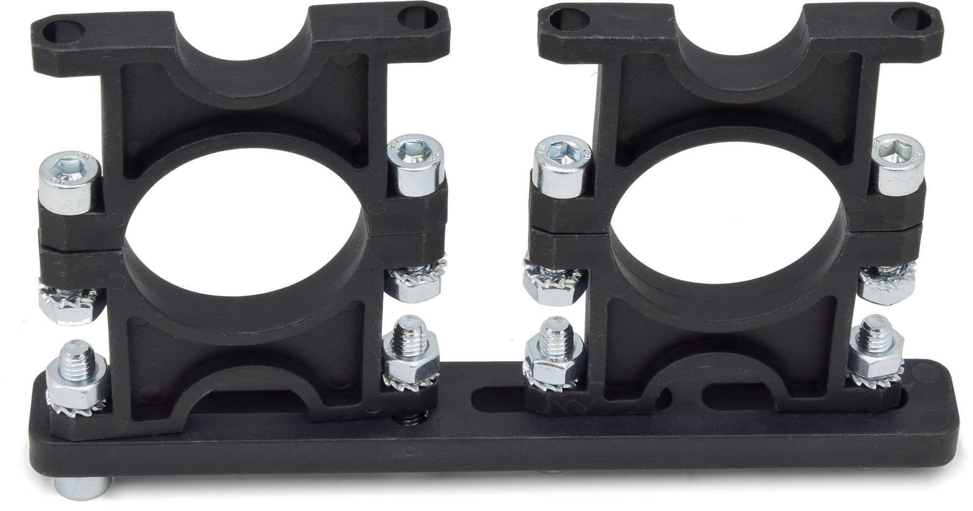 Satix universal multifeed adapter holder bracket for 2 x 23/40 mm LNB on satellite dish