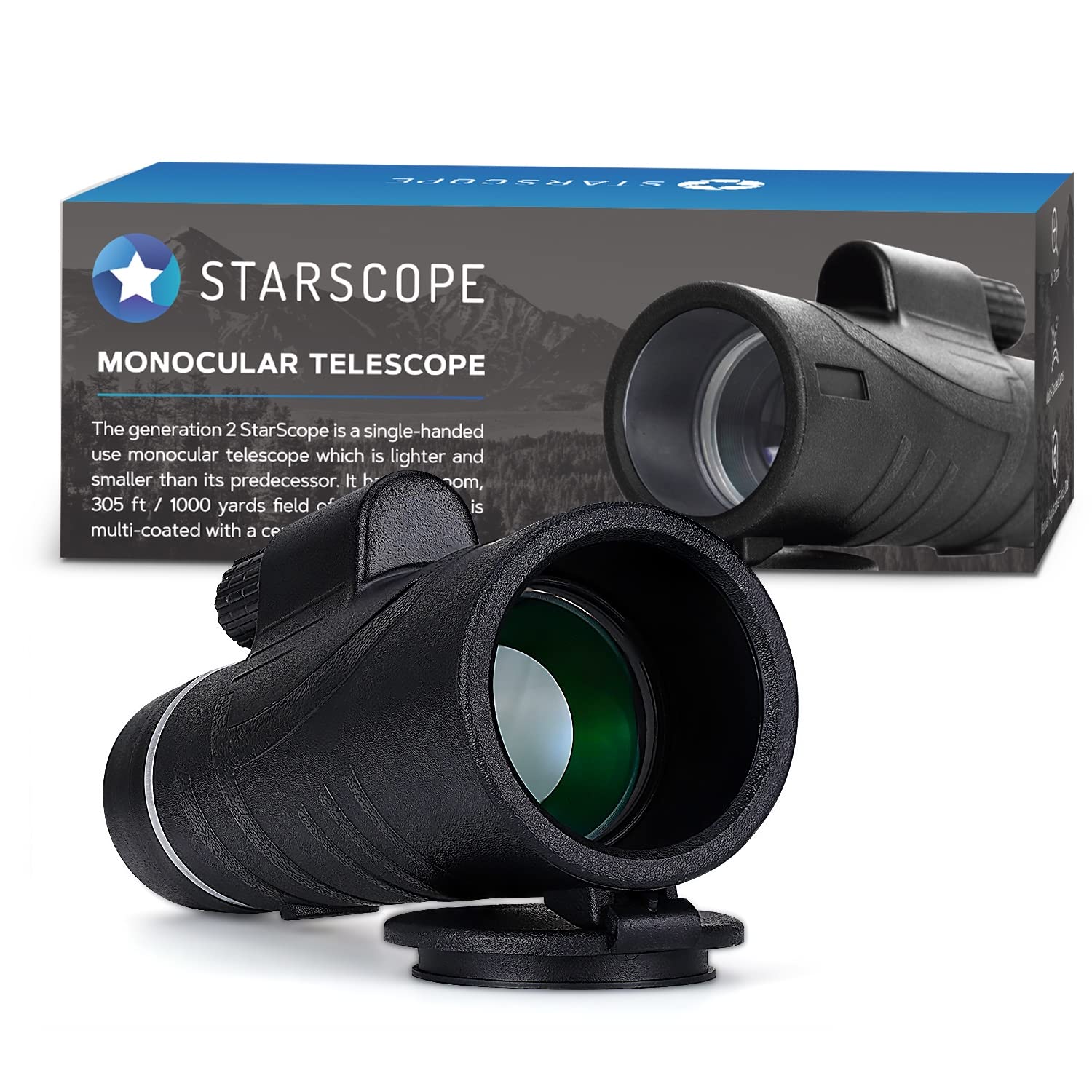 STARSCOPE Monocular Telescope G2-10x42 Long Range Monoculars for