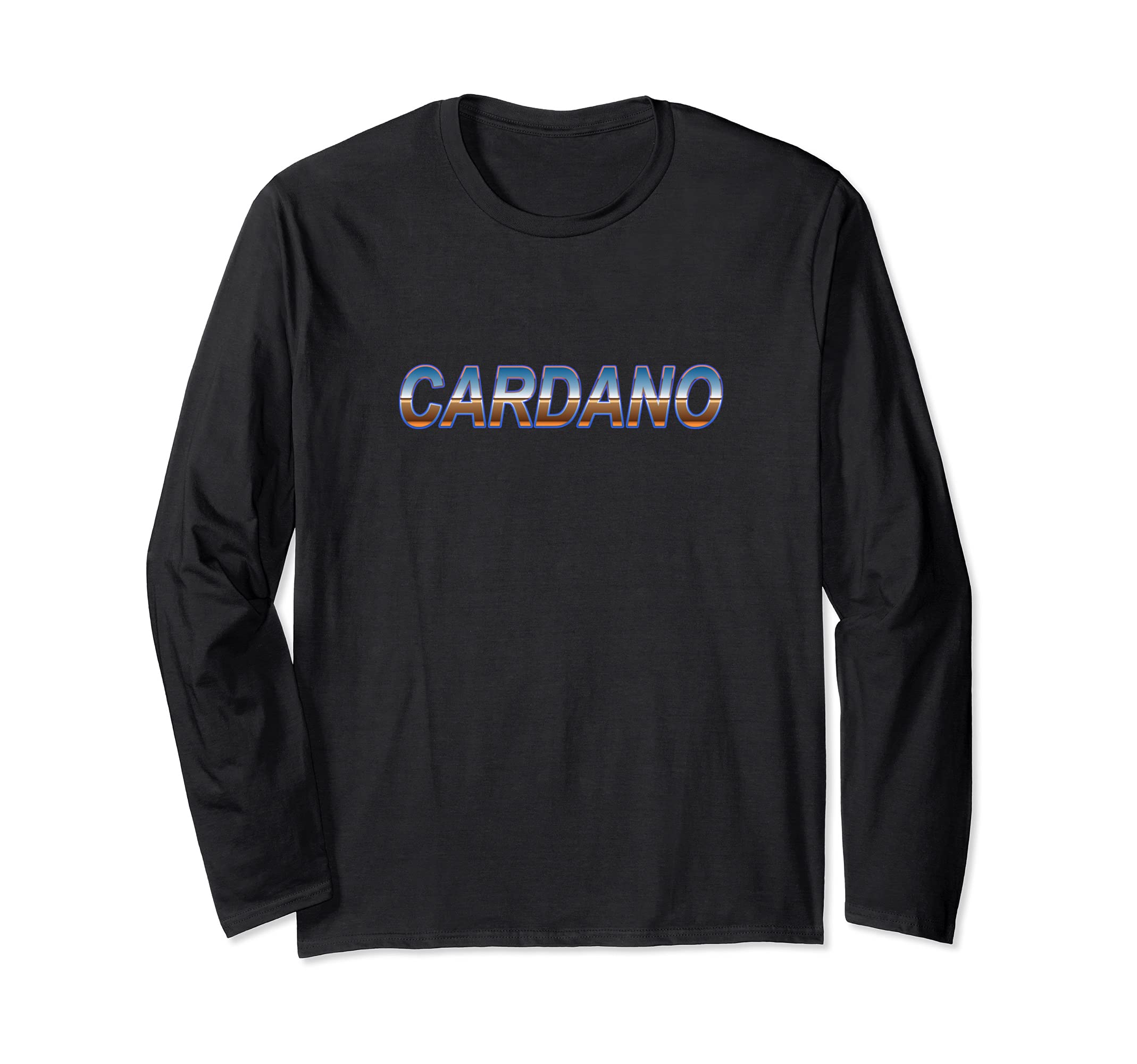 Retro Cardano ADA the Best Crypto Coin Long Sleeve T-Shirt