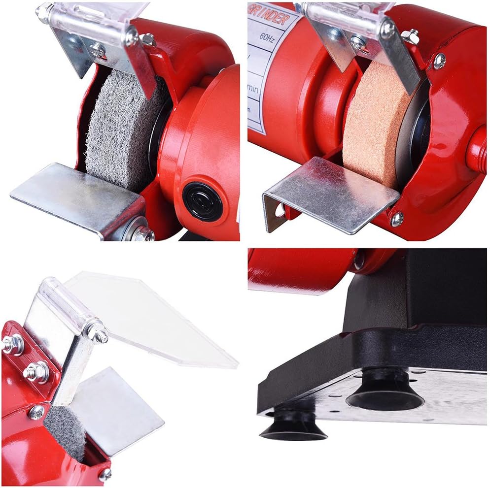 3 Mini Bench Grinder With Flex Shaft Variable Speed Grinding Stone