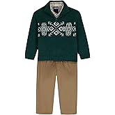 IZOD Boys' 3-piece Sweater, Dress Shirt, and Pants Set