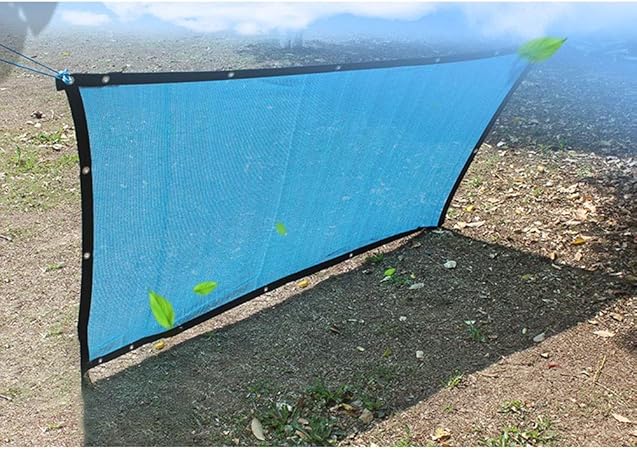 Wxqiang Schattennetz Leicht Und Atmungsaktiv Schutzt Pflanzen Fur Gewachshaus Pflanzen Garten Camping Sonnenschutz Warmedammung Farbe Blau Grosse 3 X 5 M Amazon De Kuche Haushalt