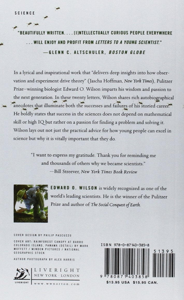Letters to a Young Scientist Letters to a Young Scientist Paperback Audible Audiobook Kindle Hardcover