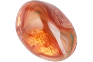 mookaitedecor Irregular Shape Ocean Jasper Palm Stone Pocket Worry Stones Crystals Therapy Healing Meditation Home Decor