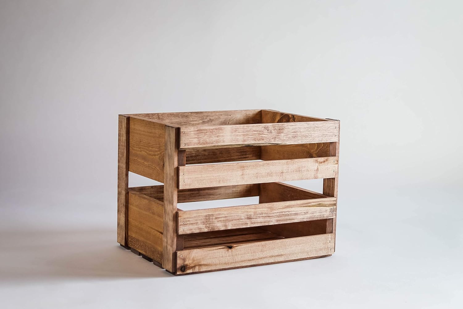 Amazon Com Darla Studio 66 Vinyl Record Holder Wood Crate