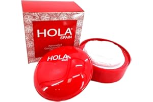 INCOKENSA Hola Spain Skin Petal Body Talc Dusting Powder & Puff 4 oz.