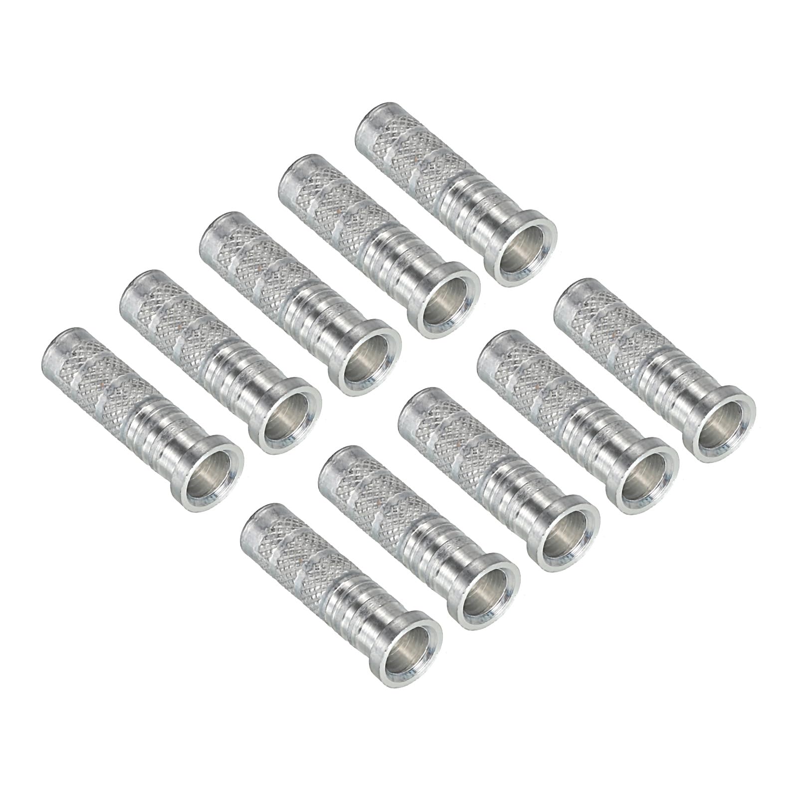 PATIKIL Arrow Inserts 0.244" Dia 6.2mm 7.8mm, 12 Pack Aluminum Shaft Adapter for Archery Points