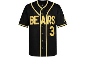 kioken Bad News Bears Jersey, #3 Kelly Leak #12 Tanner Boyle Movie 1976 Chico's Bail Bonds Baseball Jersey S-XXXL