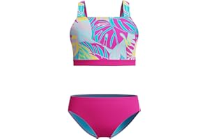 Speedo Girl's Swimsuit Two Piece Bikini Set