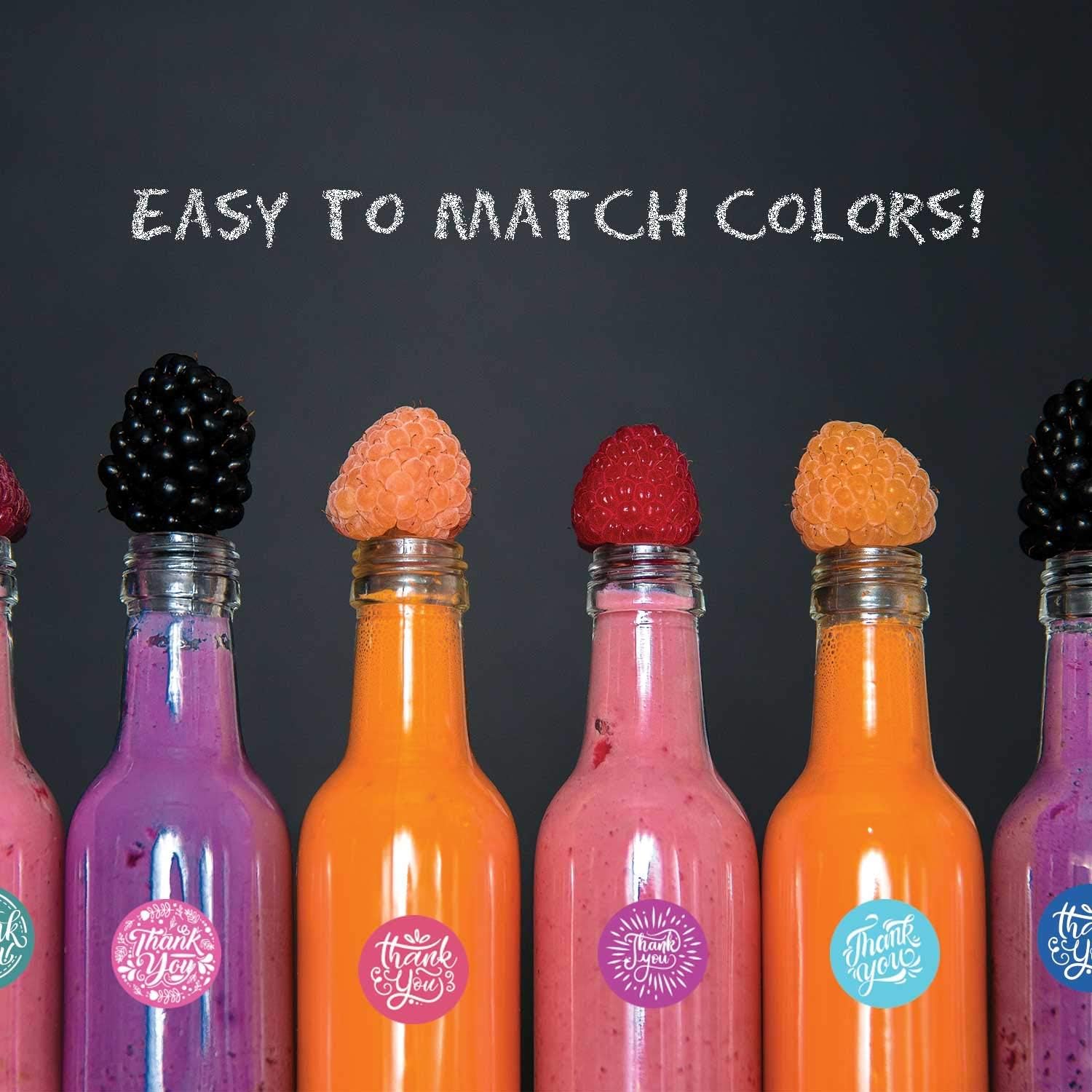 Howcrafts Thank You Stickers Roll of 1000, 8 Designs, 1.5 Inch | Thank You Stickers Small Business Supplies | Thank You for Your Purchase Stickers for mailers Poly Bags polymailers: Arts, Crafts & Sewing