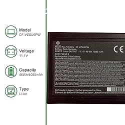JIAZIJIA CF-VZSU0PW Laptop Battery Replacement for