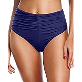 Tempt Me Women High Waisted Bikini Bottom Full Coverage Swimsuit Bottom