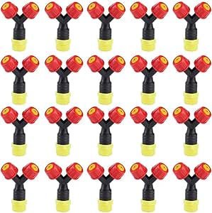 Fransande - Aspersor de plástico para jardín, césped, cabezal de