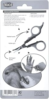TRIXIE Face and Paw Scissor for Dog 9 cm Black view 3