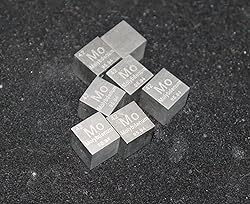Molybdenum Cube - 10mm Pure Metal Element Cubes
