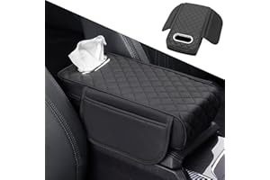 TACOPETS Car arm rest cover pad, Memory Foam Armrest Cushion Protection Pad, Multifunctional car armrest heightening pad (wit