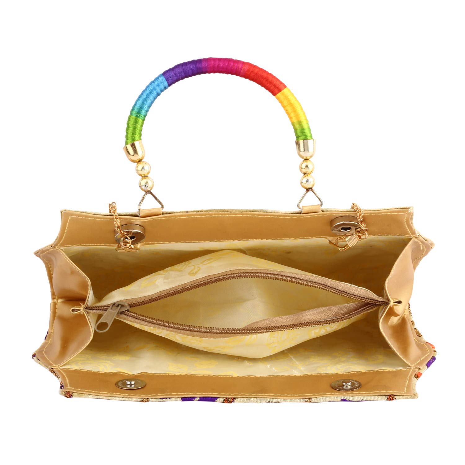 sontronix women's ethnic designer handcrafted party clutch