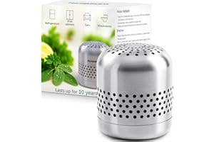 Hoopmon Refrigerator Deodorizer – Lasts for 10 Years, Long-Lasting Odor Eliminator for Fridge, Closet, Car -More Effective Th