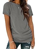 ATHMILE Womens T Shirt Summer Tops Short Sleeve