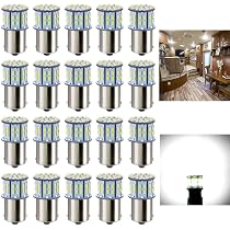 Lot De 6 Douilles LED 1156 BA15S Pré-câblées - Pour Clignotants, Feux Arrière, 12-24V