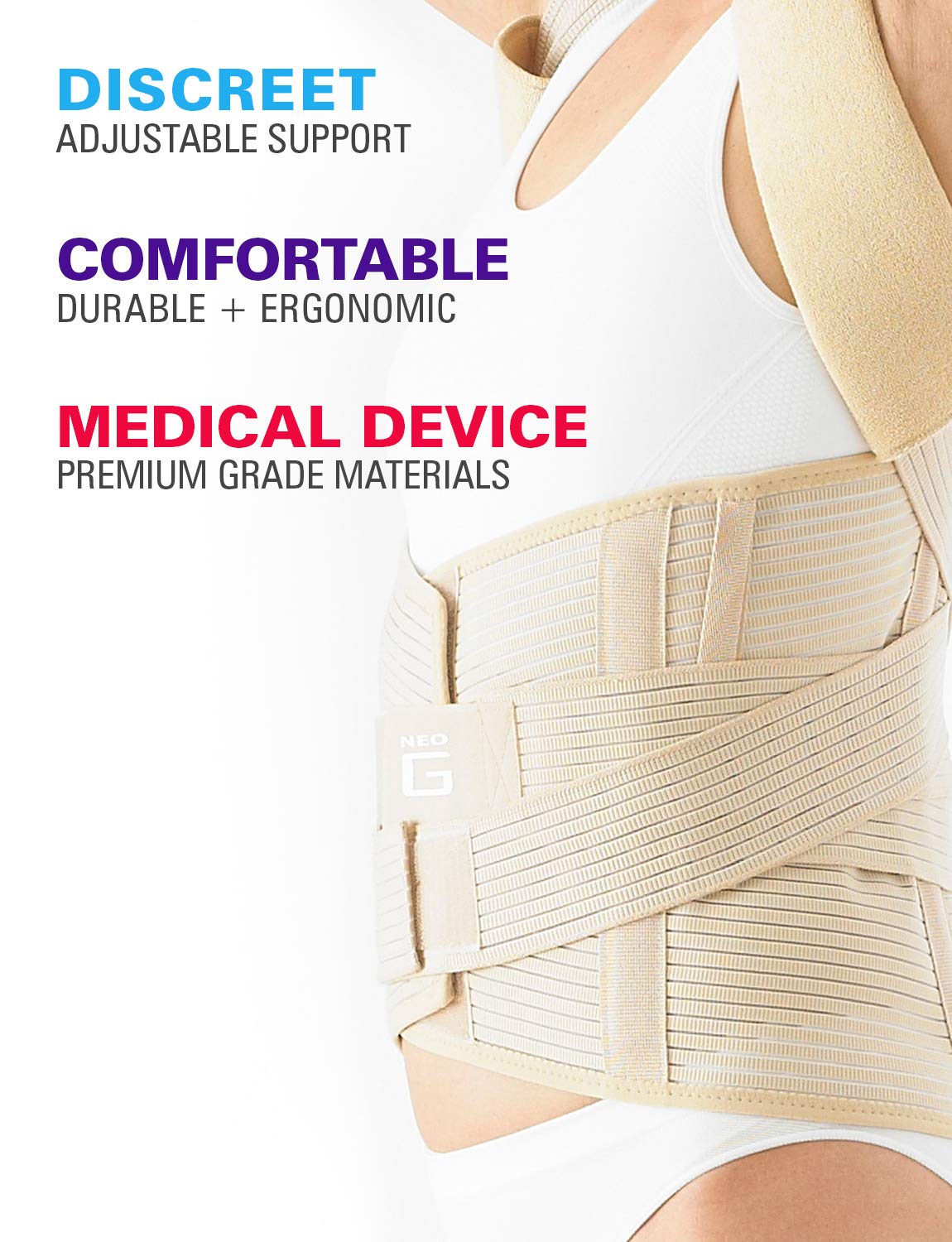 Neo G Dorsolumbar Support Brace Back Support for Early Kyphosis